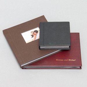 Flushmount Albums | Euro Black, Brown, and Wine.