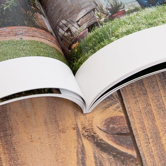 Softcover Book Spine Closeup